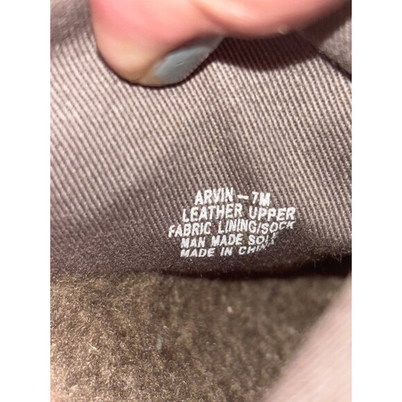 OTBT Arvin Suede Wedge Ankle Boots With Faux Fur Cuffs & Stud Accents - Picture 13 of 14